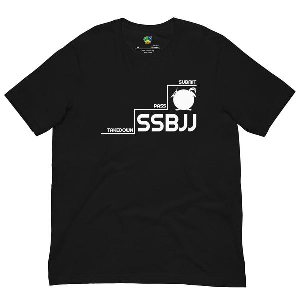 SSBJJ "Takedown, Pass, Submit" Short-Sleeve T-Shirt (Made in USA)